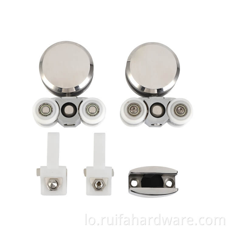 ເຫລັກປະຕູສະແຕນເລດມ້ວນ (4) Stainless Steel Sliding Door Rollers (4)